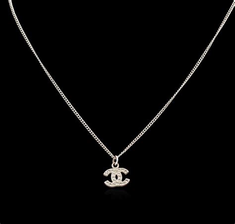 chanel logo necklace singapore|real Chanel necklace.